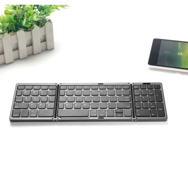 Bàn Phím Gập Bluetooth B089 - Phím Số, Không Trackpad, Tương Thích Điện Thoại, Tablet, SmartTV, Laptop - Giá 600k