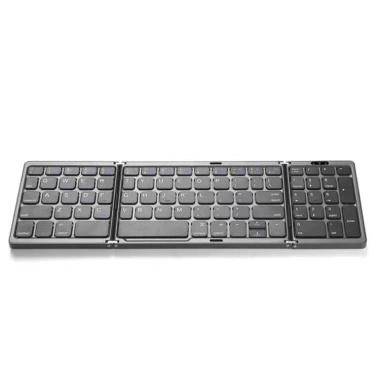 Bàn Phím Gập Bluetooth B089 - Phím Số, Không Trackpad, Tương Thích Điện Thoại, Tablet, SmartTV, Laptop - Giá 600k