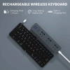 Bàn phím gấp Bluetooth đa thiết bị không dây, sạc lại cho iOS & Windows - Di động, tiện lợi 4