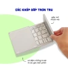 Bàn Phím Gập Gọn Bluetooth Mini với Touchpad, Bảo Hành 3 Tháng Đổi 1 Giá ưu đãi 760.000₫ 5