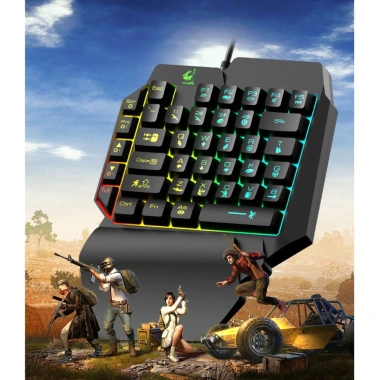Bàn phím giả cơ FREE WOLF K15 - Pubg Mobile, Free Fire trên điện thoại, tablet, laptop - Giá 139.000 VND