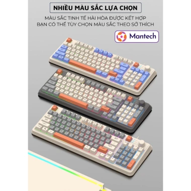 Bàn Phím Giả Cơ Gaming K82 LED Pro - Phím Êm, Giảm Ồn, Núm Xoay Âm Lượng, Chống Nước, Giá Ưu Đãi 339k