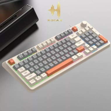 Bàn Phím Giả Cơ HOSAN Xunfox K82 Có Dây 94 Phím - Nút Vặn Âm Lượng, Giá 259.000 VNĐ