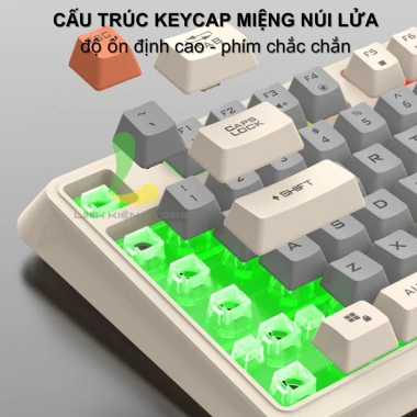 Bàn Phím Giả Cơ HOSAN Xunfox K82 Có Dây 94 Phím - Nút Vặn Âm Lượng, Giá 259.000 VNĐ