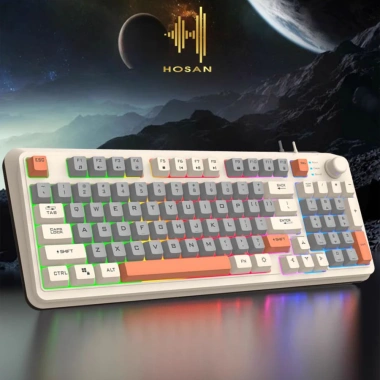 Bàn Phím Giả Cơ HOSAN Xunfox K82 Có Dây 94 Phím - Nút Vặn Âm Lượng, Giá 259.000 VNĐ 10 Bàn Phím Giả Cơ HOSAN Xunfox K82 Có Dây 94 Phím - Nút Vặn Âm Lượng, Giá 259.000 VNĐ 10