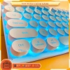 Bàn phím giả cơ nút tròn 2 màu đen trắng, LED đa màu, siêu bền, chỉ 129.900 VND 8