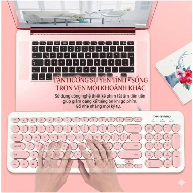 Bàn phím K19 sang trọng, thiết kế bắt mắt - Giá ưu đãi 175.000đ, giảm 42.000đ