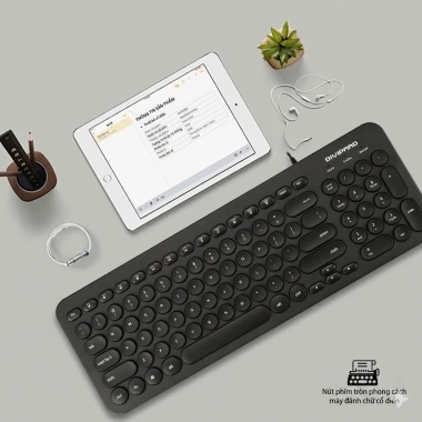 Bàn phím K19 sang trọng, thiết kế bắt mắt - Giá ưu đãi 175.000đ, giảm 42.000đ