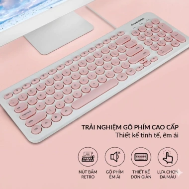 Bàn phím K19 sang trọng, thiết kế bắt mắt - Giá ưu đãi 175.000đ, giảm 42.000đ 10 Bàn phím K19 sang trọng, thiết kế bắt mắt - Giá ưu đãi 175.000đ, giảm 42.000đ 10