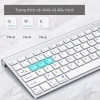 Bàn phím không dây 2.4G nhỏ gọn, tương thích mọi thiết bị, văn phòng 24/7 - 280.000đ 3