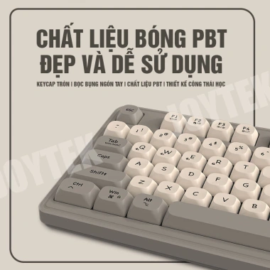 Bàn Phím Không Dây 3 Mode EWEADN V1 Pro Bluetooth + 2.4GHz, LED RGB, Pin 4.000mAh, Núm Xoay Âm Lượng - 640.000₫