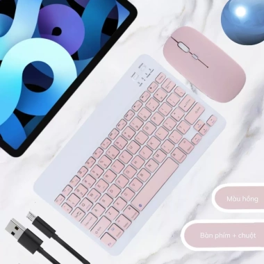 Bàn phím không dây Bluetooth cho iPad và Laptop - Phụ kiện văn phòng 24/7, giảm giá chỉ 200.000đ