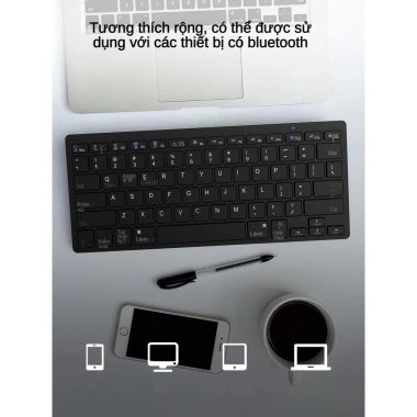 Bàn phím không dây Bluetooth CLUBLU - Dùng cho laptop, điện thoại, iPad, tablet, giảm 22% còn 148.000₫ 6