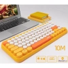 Bàn phím không dây Bluetooth đa thiết bị Steam Retro Round Keycap 308I - Giá chỉ 540.100 VND, phù hợp điện thoại, tablet, laptop 2