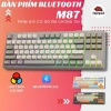 Bàn phím không dây Bluetooth Free Wolf M87 LED cầu vồng 87 phím PBT, pin sạc 509k
