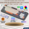 Bàn Phím Không Dây Bluetooth Full Size K94 LED với 2 chế độ Pin Sạc, giá chỉ 319.000₫