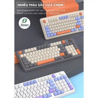 Bàn Phím Không Dây Bluetooth Full Size K94 LED với 2 chế độ Pin Sạc, giá chỉ 319.000₫ 9