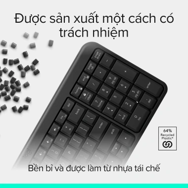 Bàn phím không dây Bluetooth Logitech K251 - Thiết kế nhỏ gọn, dễ kết nối, giá 439k 6