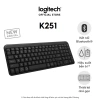 Bàn phím không dây Bluetooth Logitech K251 - Thiết kế nhỏ gọn, dễ kết nối, giá 439k 9