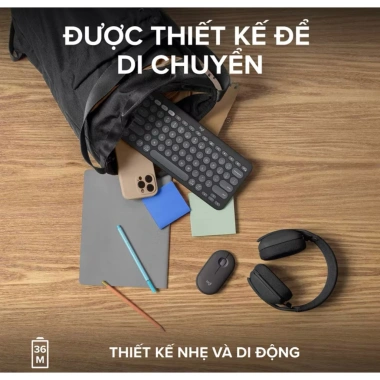 Bàn Phím Không Dây Bluetooth Logitech K380s - Giảm ồn, Gọn nhẹ, Đa thiết bị, Pin Trâu, Bảo Hành 12 Tháng - 738.000 VND