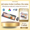 Bàn phím không dây Bluetooth M96 LED 7 màu, 2 chế độ, phím PBT cao cấp, gõ êm, chống ồn - Giá chỉ 549.000đ