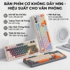 Bàn phím không dây Bluetooth M96 LED 7 màu, PBT cao cấp, 2 mode, màn hình, gõ êm chống ồn - Giá 542.697₫ 2