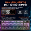 Bàn phím không dây Bluetooth M96 LED 7 màu, PBT cao cấp, 2 mode, màn hình, gõ êm chống ồn - Giá 542.697₫ 6