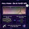 Bàn phím không dây Bluetooth M96 LED 7 màu, PBT cao cấp, 2 mode, màn hình, gõ êm chống ồn - Giá 542.697₫ 8