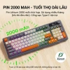 Bàn phím không dây Bluetooth M96 LED 7 màu, PBT cao cấp, 2 mode, màn hình, gõ êm chống ồn - Giá 542.697₫ 9
