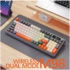 Bàn phím không dây Bluetooth M96 Rainbow, Pin sạc 2.000mAh, Phím PBT, 489.000đ 10