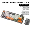 Bàn phím không dây Core X Free Wolf M68 Bluetooth 5.3 LED Pin sạc - Giá 279.000₫ 4