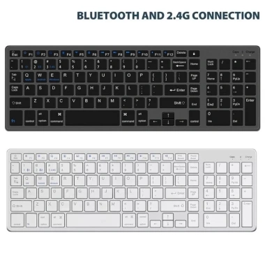 Bàn phím không dây K635 - pin sạc TypeC, đa kết nối Bluetooth 5.0/3.0 & USB 2.4GHz, giảm giá 18% 9