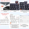 Bàn phím không dây Meetion BTK500 87 phím, chống ồn, Bluetooth/USB, 100h pin sạc, giá 339.000đ 3