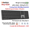 Bàn phím không dây Meetion iKey K230 Dual Mode Bluetooth/2.4G Full phím không ồn, pin sạc Type‑C, giá 629.000₫