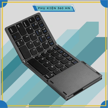 Bàn Phím Không Dây Mini Gấp Gọn Bluetooth Touchpad B033 - Giá 475.000₫