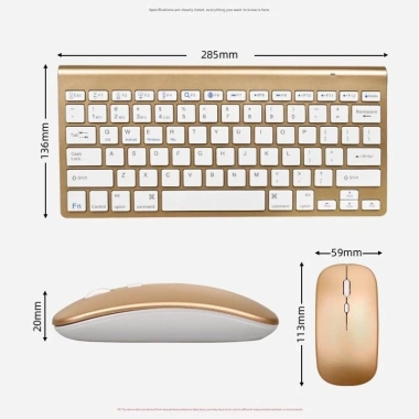 Bàn phím không dây mini K908 - Bluetooth 5.0 & 2.4G đa kết nối, phù hợp laptop và điện thoại, giảm giá 17% chỉ 275.000 VND 9