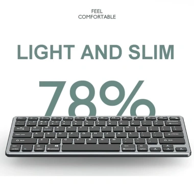 Bàn phím không dây mini W159- Pin sạc, Bluetooth 5.0/3.0, USB&2.4G, giảm 6% chỉ 315k 3