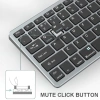 Bàn phím không dây mini W159- Pin sạc, Bluetooth 5.0/3.0, USB&2.4G, giảm 6% chỉ 315k 4