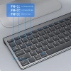 Bàn phím không dây mini W160 pin sạc đa kết nối Bluetooth 5.0/3.0 + USB 2.4G, giá ưu đãi 390k 5