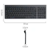 Bàn phím không dây mini W160 pin sạc đa kết nối Bluetooth 5.0/3.0 + USB 2.4G, giá ưu đãi 390k 6
