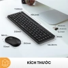 Bàn phím không dây Prolink GK5.001M Bluetooth đa thiết bị, tương thích Win/Mac/iOS/Android, giá 499k 4