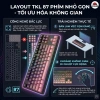 Bàn Phím Không Dây Silent Free Wolf M87 - Led 7 Màu, Phím PBT Cao Cấp, Tương Thích Mọi Thiết Bị, Giá 499.000đ 4