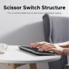 Bàn phím không dây UGREEN Slim Bluetooth 5.3 + 2.4G - Đen, im lặng, 550.271₫ 5