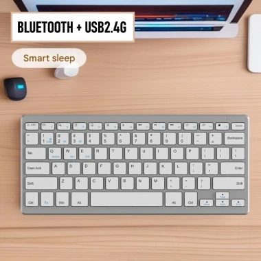 Bàn phím không dây W201S Bluetooth 5.0/USB 2.4G Siêu mỏng, PC, điện thoại - 255k 2 Bàn phím không dây W201S Bluetooth 5.0/USB 2.4G Siêu mỏng, PC, điện thoại - 255k 2