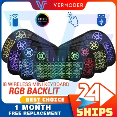 Bàn phím kiêm chuột mini I8 cảm ứng không dây - PS4, Android, Google, TV Box, chơi game, chỉ 86.900₫