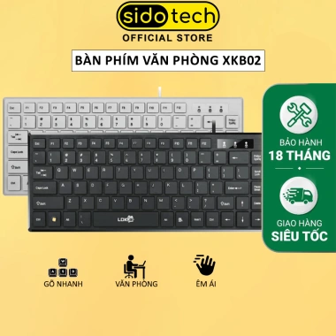 Bàn phím laptop mini SIDOTECH XKB02 có dây 82 phím nhỏ gọn, gõ nhanh, 128.999₫