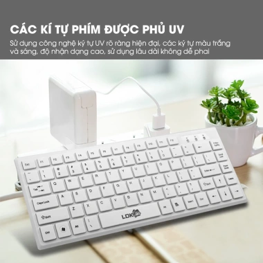 Bàn phím laptop mini SIDOTECH XKB02 có dây 82 phím nhỏ gọn, gõ nhanh, 128.999₫