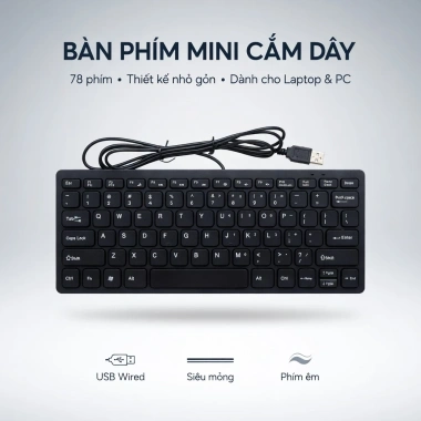 Bàn phím máy tính mini NK 11 – Siêu tiện dụng, gọn nhẹ, giá 175.000₫, giảm 20% 3 Bàn phím máy tính mini NK 11 – Siêu tiện dụng, gọn nhẹ, giá 175.000₫, giảm 20% 3