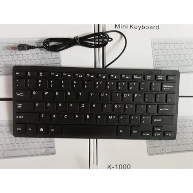 Bàn phím mini có dây Arigato Tika V.Net K1.000 và chuột mini không dây, chỉ 79.999đ 2