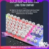 Bàn phím nút tròn giả cơ LED nhiều màu có dây VTTG100 Panstan Shipadoo Divipard 4